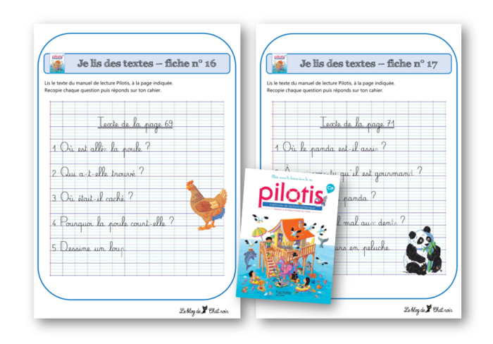 Je lis des textes Pilotis 2019 : palier 3 – Le blog de Chat noir