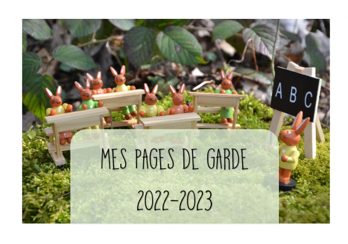 Pages de garde des cahiers 2022-2023 – Le blog de Chat noir