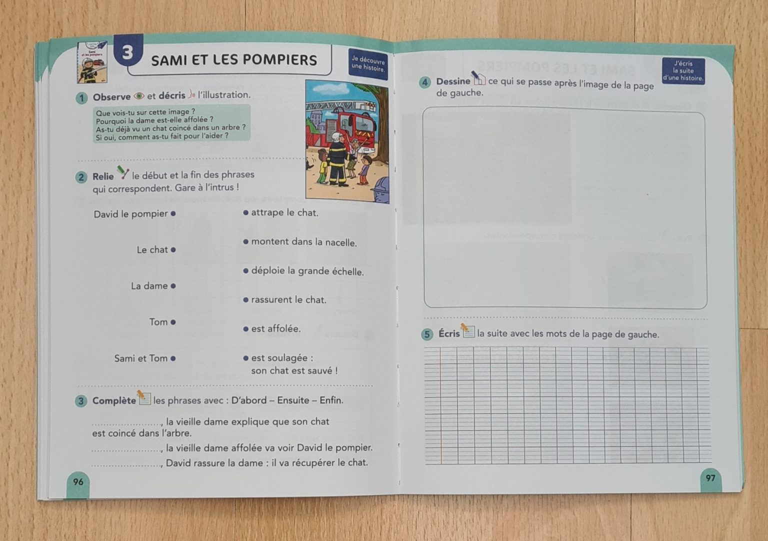 Mon cahier pour écrire avec Sami et Julie – Le blog de Chat noir